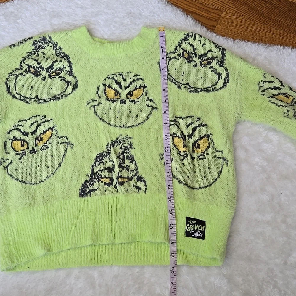 Justice Grinch Sweater, Girls Size Large - Picture 9 of 10